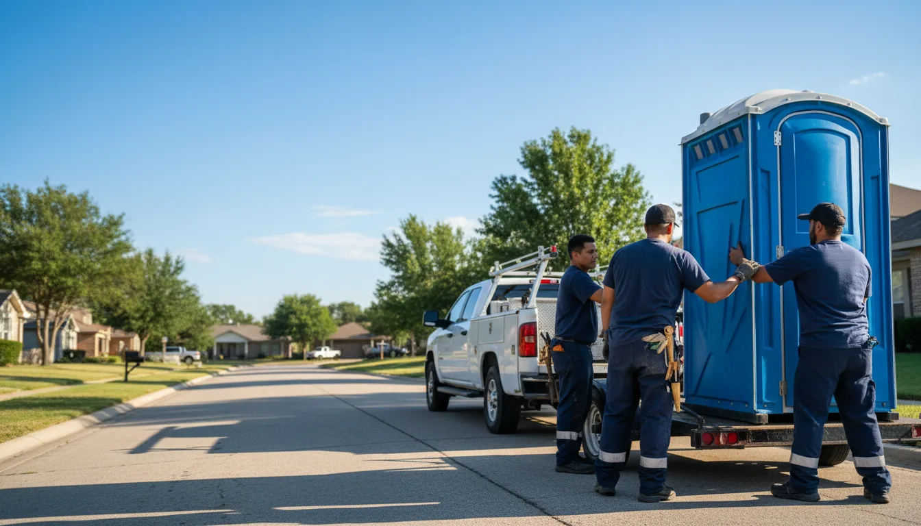 Portable Toilet Rental in Bunch, OK near me